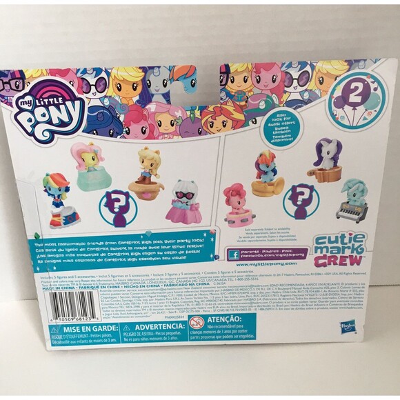 My Little Pony Dolls Cutie Mark Crew Season 2 Party Style 5 Figures Age 4+ - Picture 7 of 8